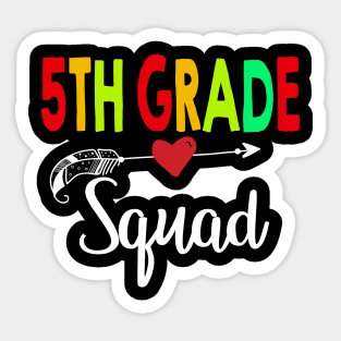 2nd Grade Squad Teacher Back To School Sticker